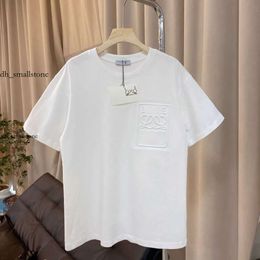 Mens Tshirts Designer Femmes Designer Luxury LOES CLASSIC V23SS Forein Foreign Solid Solid Sleeve T-shirt Label Summer New Fashion Versat