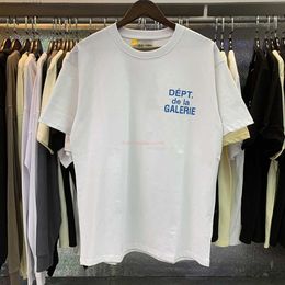 T-shirts pour hommes Vêtements de créateurs de mode Galleryes Depts Tees Tshirt De La Galerie Lettre classique Imprimer Demi-manche Coton ample Été Hip Hop Streetw