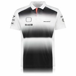 Camisetas para hombres para Honda McLaren F1 Racing Team T Shirt Motorsport Formula Polo Lapa de verano Respirable