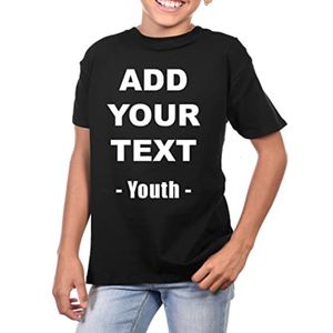 Camisetas para hombre Niños Personalizado Impresión digital Camiseta Juventud Ultra Suave Bebé Personalice su propio diseño Camiseta Niños y niñas DIY Ropa de algodón 230403