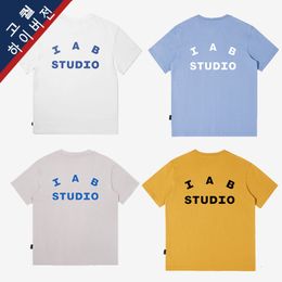 Heren TShirts Koreaanse IAB Studio tshirt Katoen Harajuku Grafische Print Korte Mouw Vrouwen TShirt Oversized Unisex Streetwear Hip Hop Top 230625