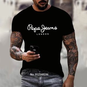 Heren TShirts Nieuwste Jeans Londen Zomer Tshirt Heren Dames Korte Mouw Top Unisex 230720