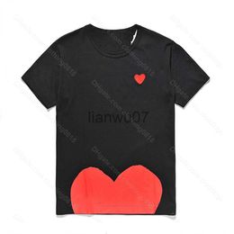 T-shirts pour hommes Love mens t-shirt hommes designer nouveaux T-shirts t-shirts camouflage vêtements d'amour T-shirt graphique détendu coeur derrière lettre sur la poitrine hip hop amusant imprimé shir J230704