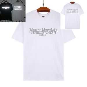 T-shirts pour hommes Maison T-shirts pour hommes Mode d'été Margiela Hommes Femmes Designers T-shirts Hauts à manches longues Luxurys Lettre Coton T-shirts Vêtements Polos Vêtements courts