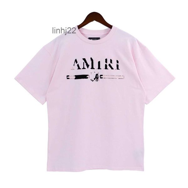 T-shirts pour hommes Homme Amari Amirl Amirlies Am Amis Imiri Amiiri 22ss Chemise Designer pour hommes Chemises T-shirt de mode avec des lettres Casual Summer Short Sleeve tCRJJ