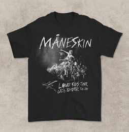 Camisetas para hombre MANESKIN LOUD KIDS ON TOUR 23 ONeck Camiseta de algodón Hombres Casual Camisetas de manga corta Tops Camisetas Mujer 230710