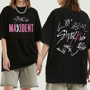 T-shirts pour hommes Maxident Case 143 Tour du monde Stray Kids Maniac TShirt 230404