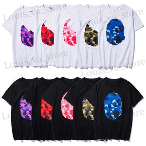 Heren t -shirts heren t -shirt ontwerper t shirts dames t -shirts grafische t kleding kleding t -shirt katoen camouflage zip print camo gloed in de donkere hoge strt hipster 2023 t24