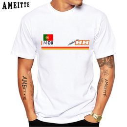T-shirts pour hommes Miguel Oliveira 88 Moto Classic TShirt Hommes à manches courtes Sport Boy Casual Tees rcycle Lovers White Tops 230330
