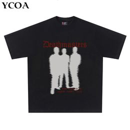 T-shirts pour hommes T-shirt surdimensionné Vêtements Harajuku Mode Y2k Été Streetwear 90s Graphique Vintage T-shirts Hip Hop Gothique Coton Tops 230403