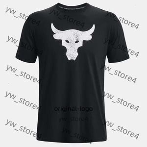 Mens Tshirts Project Rock Brahma Bull Tshirt Casual Fashion Streetwear Women Men Sportswear High Quality Sleeve Size XS 6xl Summer ED81