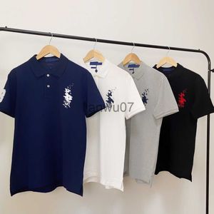 Heren T-shirts Ralphs Lauren Designer tops Polo heren Paul t-shirts Big horse America RL Borduurwerk dames letter 3 T-shirts bedrukte polo's zomer casual shor J230704