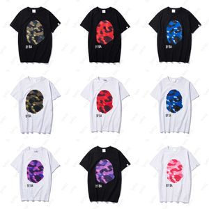 Heren T-shirts Zomer Designer T-shirt Mannen Katoenen Top Fashion High Street Tij Merk Klassieke Print Patroon Tee Casual Losse ronde Hals Korte Mouw T-shirt