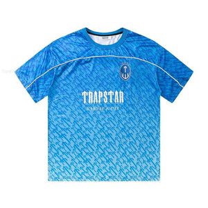 Camisetas masculinas trapstar londres camiseta de manga corta camiseta de fútbol para hombres eu talla haikyuu parkas extraños diseño de flujo de marea