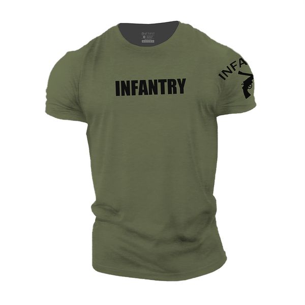 T-shirts pour hommes T-shirt pistolet à courrier militaire imprimé col rond sweat style de rue à manches courtes chemise pour hommes de haute qualité 230718