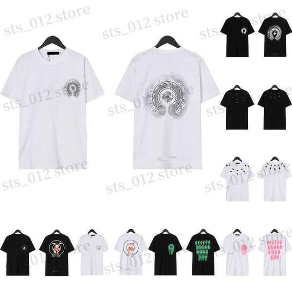 Camisetas para hombre Camisetas Verano Hombres Mujeres Camisetas de alta calidad Camisetas Algodón Hombre Moda Patrón clásico Mezcla y combina en blanco y negro Camisetas Ropa Pantalones cortos de calle SL