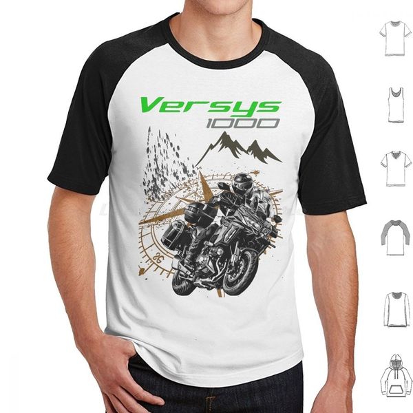 Camisetas para hombre Versys 1000 Camiseta Algodón Hombres Mujeres Diy Imprimir Motocicletas Big Trail Moto Moto Adventure Bikers Motoarte Motorsport 230403