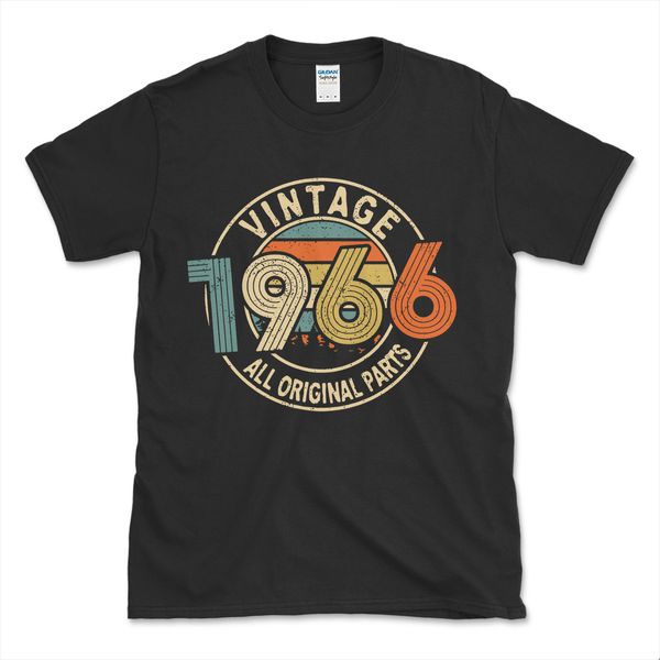 Camisetas para Hombre Vintage 1966 55 años estética Tumblr camiseta Casual camisetas Dro camiseta Poleras Hombre ropa 230417