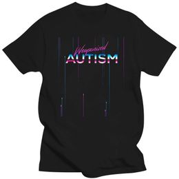 T-shirts pour hommes chemise d'autisme armée Style Disco cadeau esthétique drôle des années 80 230327