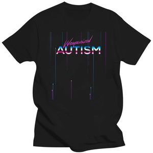 Heren T -shirts Wapens Autism Shirt Disco Style Funny 80s Aesthetic Gift 230327