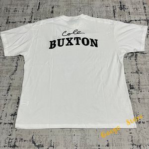 Hommes TShirts Blanc Cole Buxton Patch Chemise Brodée 1 Étiquette Coton Épais CB Tshirt Lâche Mode Décontractée À Manches Courtes 230718