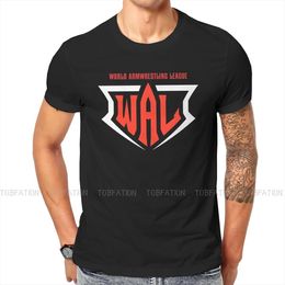 Heren T -shirts Wrestling est t -shirt voor mannen Wal Round Collar Pure Cotton T -shirt onderscheidende verjaardagscadeaus Tops 6xl 230317