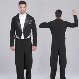Mens Tuxedo Swimsuit Jurk Roken Masculino Standaard Dansheren Pak Zwart Twee stukken Wedding Suits Macket Pants 231221
