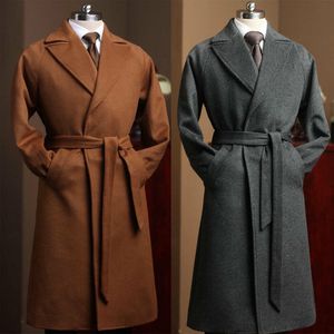 Tuxedos pour hommes, pardessus de fumée, veste longue en laine Tweed, Blazer, vêtements de fête du nouvel an, manteau de mariage, une pièce