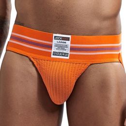 Heren onderbroeken JOCKMAIL Sexy heren ondergoed slips Atletische Jock Strap Supporter Jockstrap Natuurlijk gevormde tailleband 7 kleuren MXXL MAAT T-back 506 142