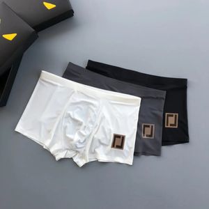 Heren ondergoed Designer Boxers merk onderbroek sexy klassieke briefs mode ademende zijden zomer ultra dunne sectie bokser ondergoed 3 stuks met doos