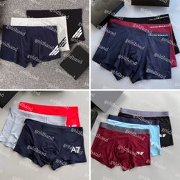 Heren ondergoed onderbroek Designer Solid Color Sexy Sport Boxers Casual merk Gedrukte mannen onderbroek