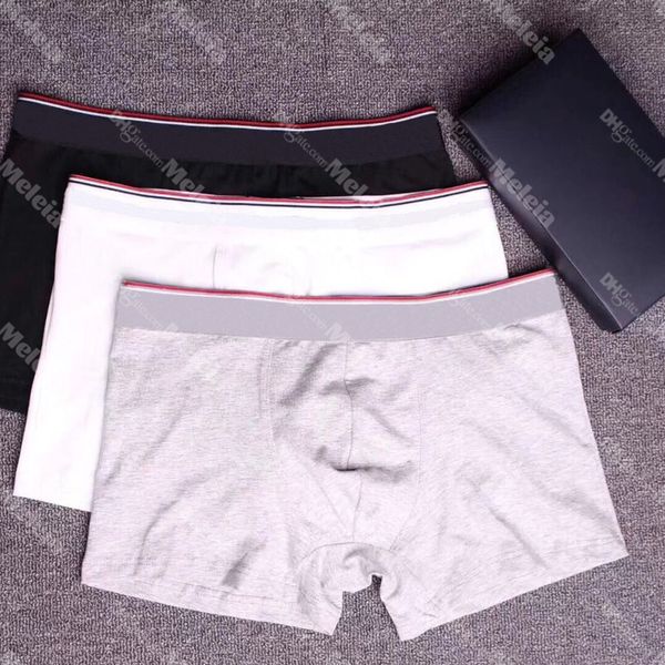 Ropa interior para hombre Calzoncillos de diseñador Pantalones cortos Ropa interior de algodón para niños Verano Hombres Boxer sin costuras Ultrafino Suelto Transpirable Marea Marca Boxer Short