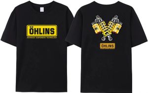 Heren Unique Ohlins Sports Racing T -shirt Pure katoen Casual Impact RXF34 M2 Comfortabel 240422