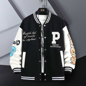 Heren Varsity Baseball Jas Mannen Vrouwen Vintage Borduren Brief Patchwork College Jassen Hip Hop Bomber Jas Unisex b6