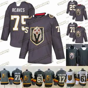 Mens Vegas Golden Knights Latino Heritage Night Jersey Marc-André Fleury William Karlsson Ryan Reaves Maillots de hockey sur glace vierges Expédition rapide