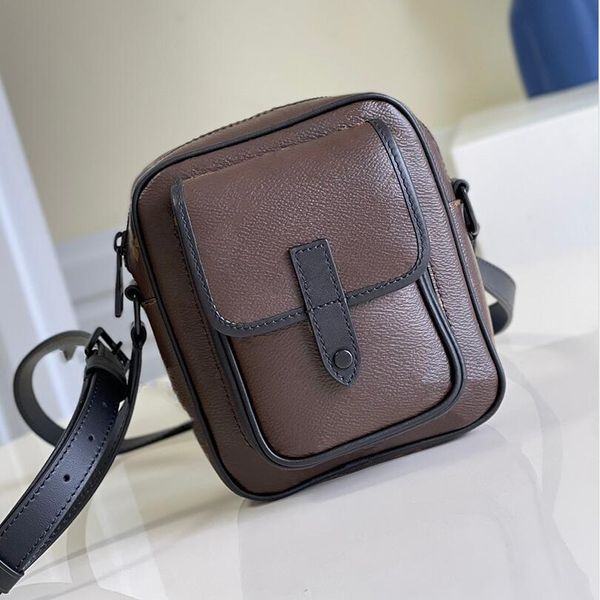 Sacs à bandoulière verticaux pour hommes S-lock Mini Flap Sac de créateur portable Modèle de lettre Fourre-tout en cuir Classique Christopher Designer Sac fourre-tout multi pochette crossbody