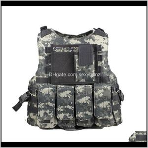 Herenvesten Camouflage Army Fans Tactical Battle Vest Mannen Amphibious Combat Camo Mouwloze Jacket Bescherming Geest Zn89x Aulnq