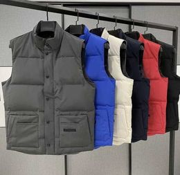 Chalecos para hombre Diseñador Down Gillets CG Invierno Cálido Diseñador canadiense Calentador de cuerpo de lujo Ruff hombres Chaleco de invierno Chaleco Goosing Coat Exterior Winter Gillets Tamaño unisex