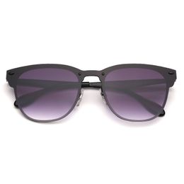 Gafas de sol vintage para hombres Blaze Diseño de mujeres Gafas de sol Mirror de soldar lentes de protección de vidrio UV con paquete de alta calidad para mujeres gafas para hombres