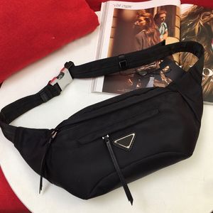 Bolso de cintura para hombre Bolso cruzado de diseñador Bolso de pecho de paracaídas de nailon Monedero Riñoneras negras Bolso de cinturón de cartera para hombre y mujer de moda Bolso de hombro elegante Cartera