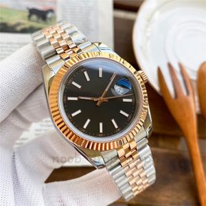2024 Montre pour hommes 41/36 mm automatique 31 mm/28 mm montres à quartz avec boîte saphir étanche montres de luxe montres en or femmes rondes amateurs de montres en acier inoxydable