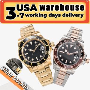 Heren Watch 41 mm Designer Movement Horloges Luminous Sapphire Waterproof Glide Buckle Fashion polshorloges Montre de Luxe Relojes