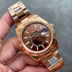 Heren Watch 41 mm Full-automatische roestvrijstalen haarkalender Kleine wijzerplaat Decoratiefunctie Werkt niet Classic Watch Montre de Luxe
