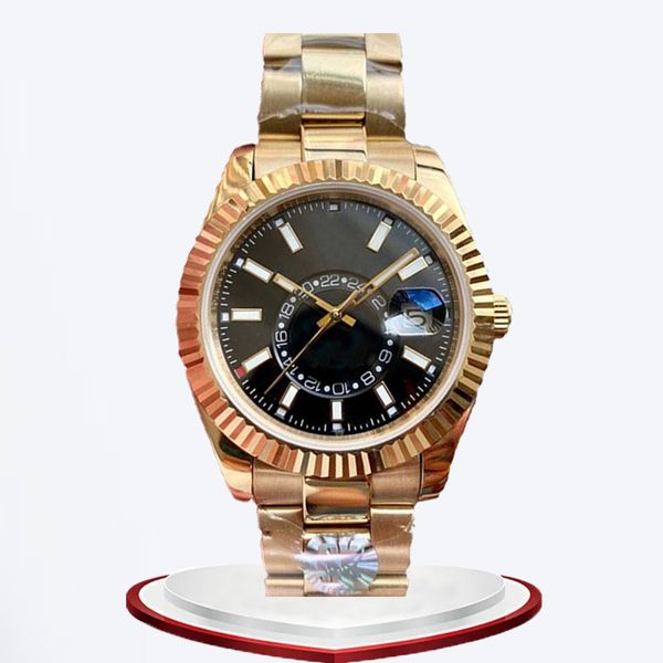 montre homme automatique montres orologio uomo montres montre-bracelet lumineuse personnalisée étanche classique saphir 41MM en acier inoxydable mode montres-bracelets pour hommes