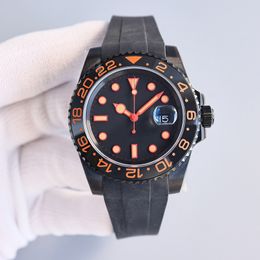 Relógio masculino automático mecânico 3135 movimento relógios 40 mm safira natação relógio de pulso luminoso Montre De Luxe à prova d'água