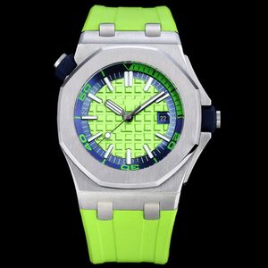 Herenhorloge Automatische mechanische horloges 42 mm Zakelijke horloges Heren Polshorloge Waterdichte rubberen band Ontwerp Montre de Luxe