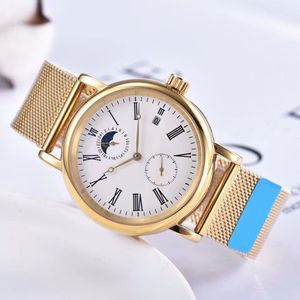 Montre pour homme automatique mécanique bracelet en acier inoxydable montre de créateur multifonction