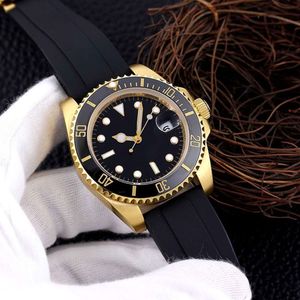 Reloj para hombre Relojes mecánicos automáticos Correa de goma de 40 mm Correa ajustable Montre de Luxe Reloj de pulsera de diseño automático para hombres