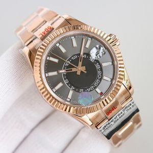 Herenhorloge Automatische mechanische horloges 42 mm voor herenmode Zakelijke horloges Roestvrij staal Montre De Luxe232E