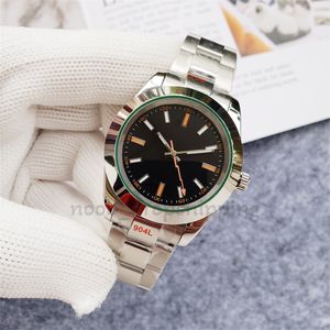 2024 Reloj para hombre Relojes mecánicos automáticos con caja Relojes de pulsera clásicos de lujo Reloj redondo con hebilla plegable de acero inoxidable Dial grande Relojes con fecha automática Regalo